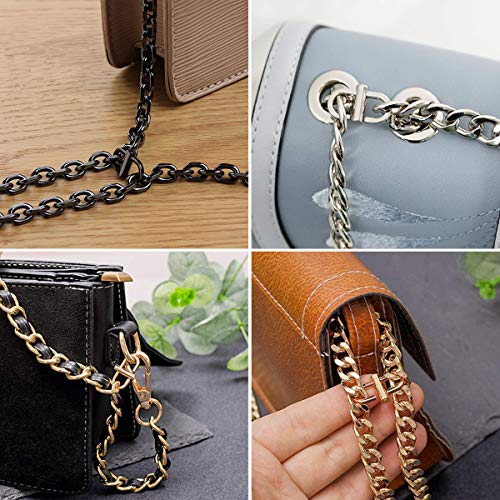 Metal Buckles for Adjustable Chain Strap Bag Length Screw Reinforc...