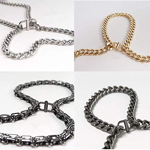 Metal Buckles for Adjustable Chain Strap Bag Length Screw Reinforc...