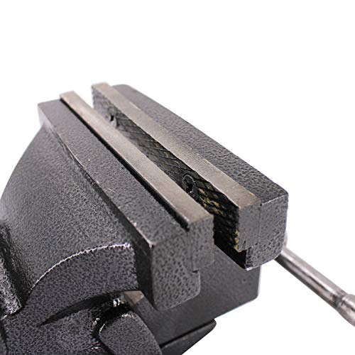 TEXALAN 4 Heavy Duty Bench Vise Anvil Forged, 360 Swivel Locking ...