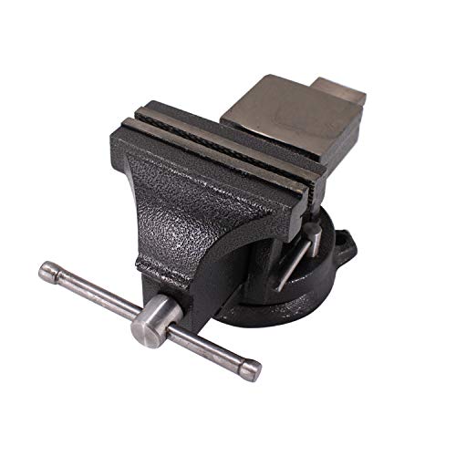 TEXALAN 4 Heavy Duty Bench Vise Anvil Forged, 360 Swivel Locking ...