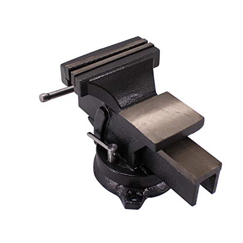 TEXALAN 4 Heavy Duty Bench Vise Anvil Forged, 360 Swivel Locking ...