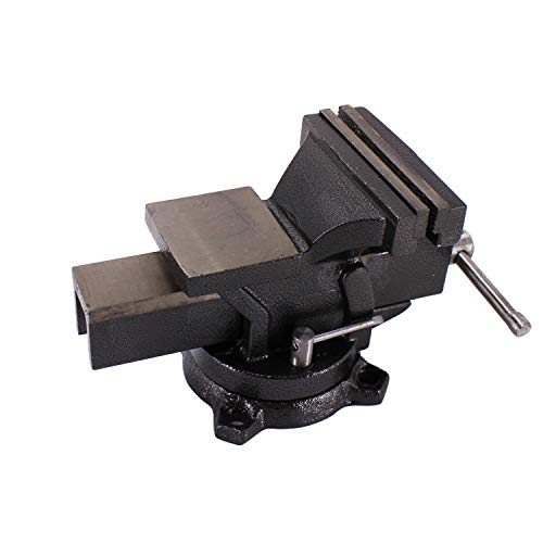 TEXALAN 4 Heavy Duty Bench Vise Anvil Forged, 360 Swivel Locking ...