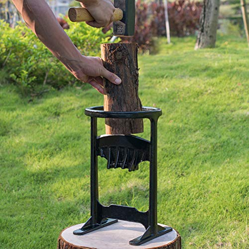 Wood Kindling Splitter Hand Grinding Blade 45# Steel, 14lb Safe ...