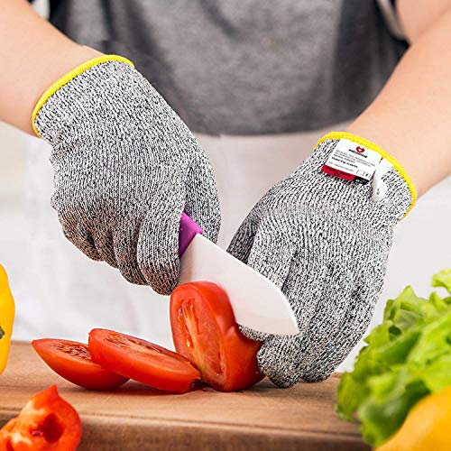 NoCry Cut Resistant Gloves for Kids, XS 8-12 Years - High Perfor...