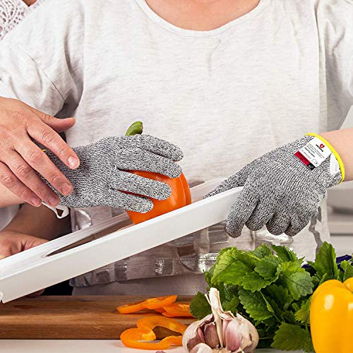NoCry Cut Resistant Gloves for Kids, XS 8-12 Years - High Perfor...