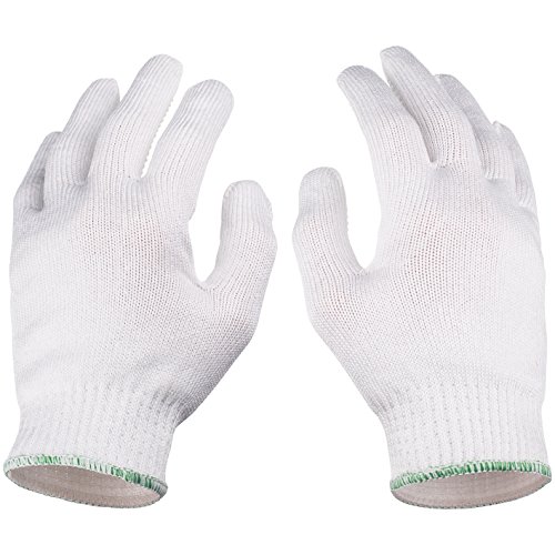 NoCry Cut Resistant Protective Work Gloves with Rubber Grip Dots. ...