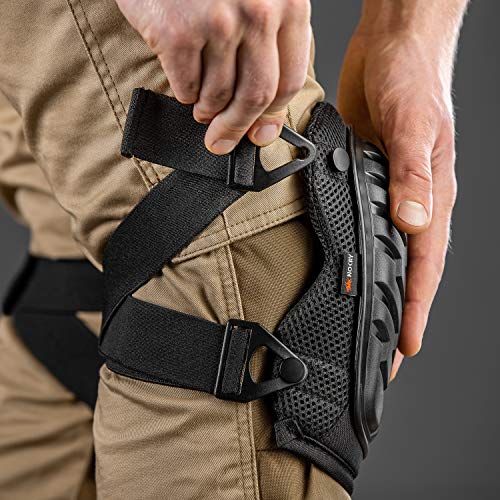 NoCry Professional Knee Pads with Heavy Duty Foam Padding and Comf...
