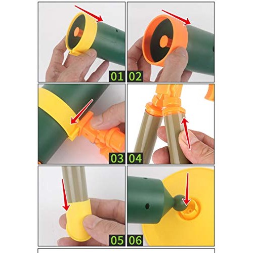 Noetoy Rocket Launchers for Kids, Military Toy Mortar with Three S...