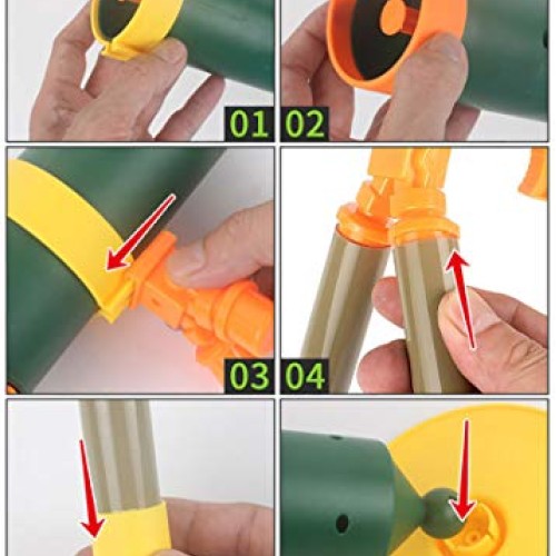 Noetoy Rocket Launchers for Kids, Military Toy Mortar with Three S...