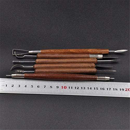 Chisel Set Woodworking 6Pcs New Clay Sculpting Set Wax Carving Pot...