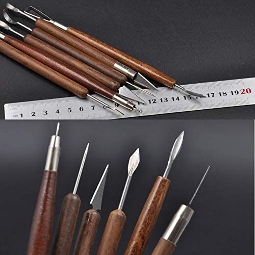Chisel Set Woodworking 6Pcs New Clay Sculpting Set Wax Carving Pot...