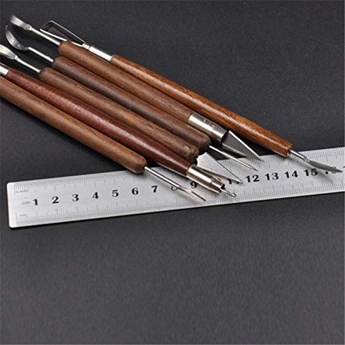 Chisel Set Woodworking 6Pcs New Clay Sculpting Set Wax Carving Pot...
