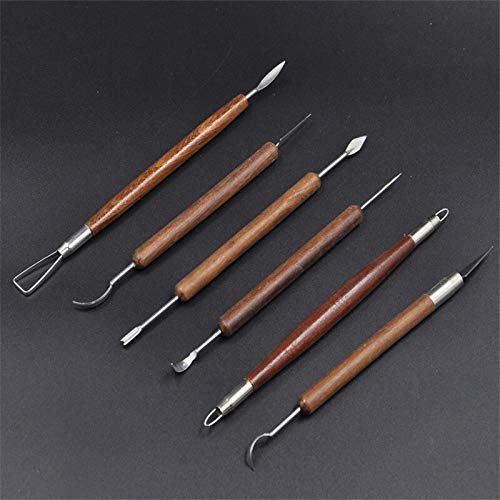 Chisel Set Woodworking 6Pcs New Clay Sculpting Set Wax Carving Pot...