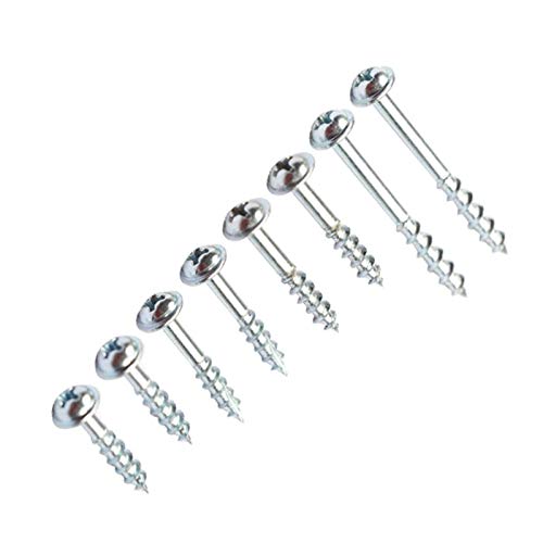 Hongyuantongxun 100pcs High Strength Self-Tapping Screws for Pocke...