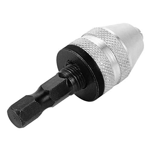 Hongyuantongxun Keyless 0.5-3mm jaw Bit Drill Holder Drill 1/4 inc...