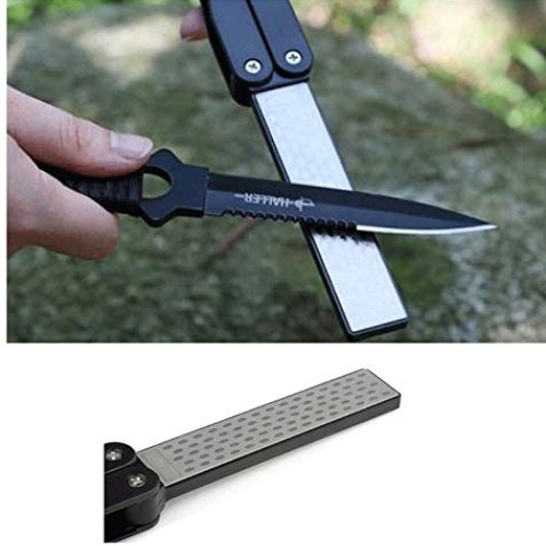 Hongyuantongxun Outdoor Knife Sharpening Stone Double Sided Folded...