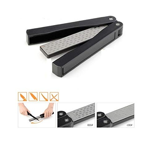 Hongyuantongxun Outdoor Knife Sharpening Stone Double Sided Folded...