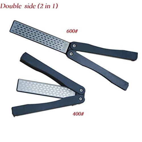 Hongyuantongxun Outdoor Knife Sharpening Stone Double Sided Folded...