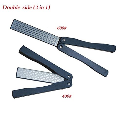 Hongyuantongxun Outdoor Knife Sharpening Stone Double Sided Folded...