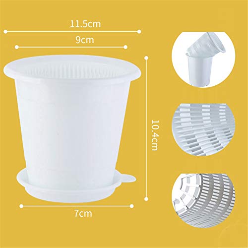 Hongyuantongxun Plastic Planter Pot Orchid Pots with Holes Mesh Ne...