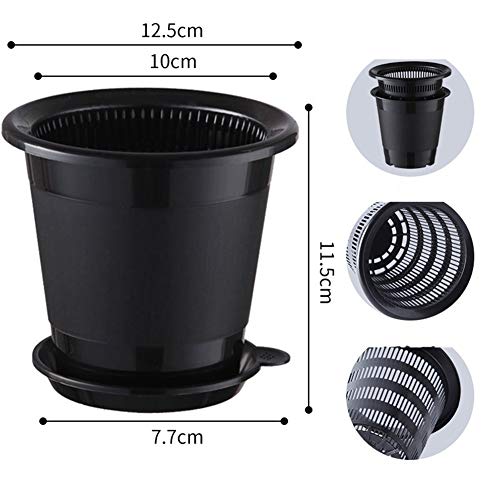 Hongyuantongxun Plastic Planter Pot Orchid Pots with Holes Mesh Ne...