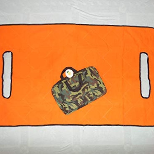 Golf Cart Seat Blanket camo Print/Orange