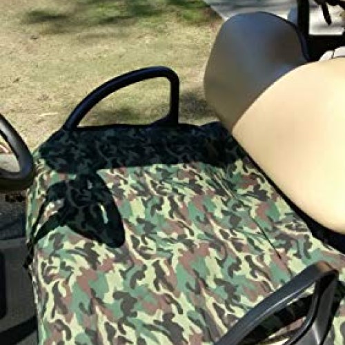 Golf Cart Seat Blanket camo Print/Orange