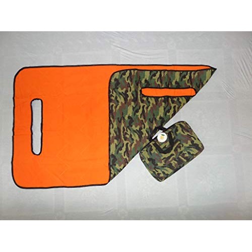 Golf Cart Seat Blanket camo Print/Orange