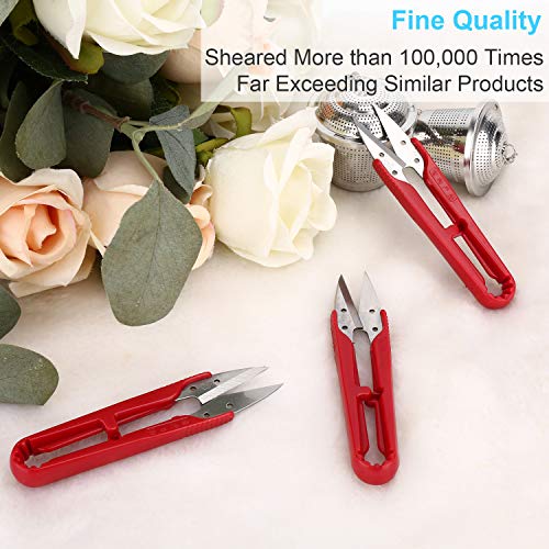 3 Pcs Premium Sewing Scissors, Mini Small Trimming Nippers, 4.2-in...