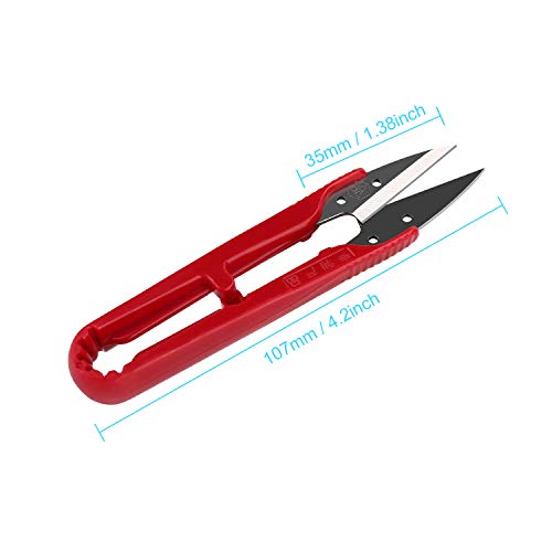3 Pcs Premium Sewing Scissors, Mini Small Trimming Nippers, 4.2-in...
