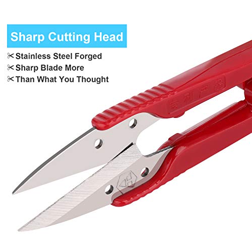 3 Pcs Premium Sewing Scissors, Mini Small Trimming Nippers, 4.2-in...