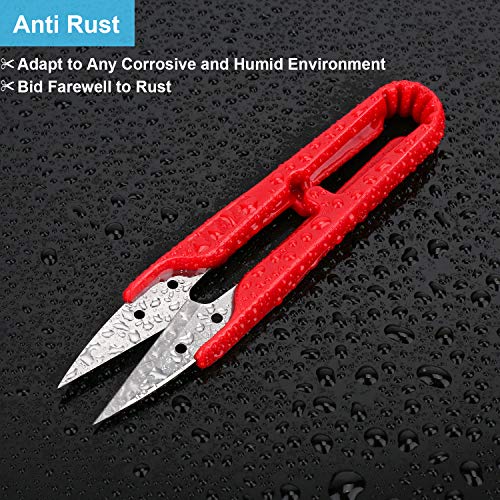 3 Pcs Premium Sewing Scissors, Mini Small Trimming Nippers, 4.2-in...