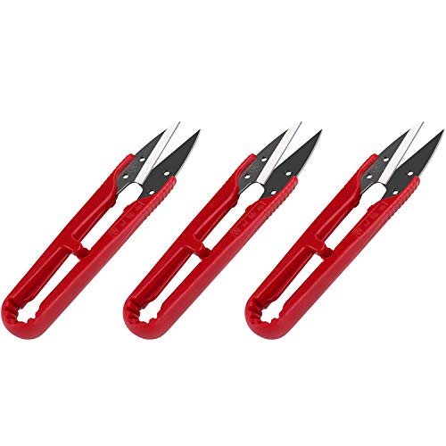 3 Pcs Premium Sewing Scissors, Mini Small Trimming Nippers, 4.2-in...