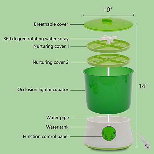Bean Sprouts Machine 2 Layers Intelligent Automatic Bean Sprouts M...
