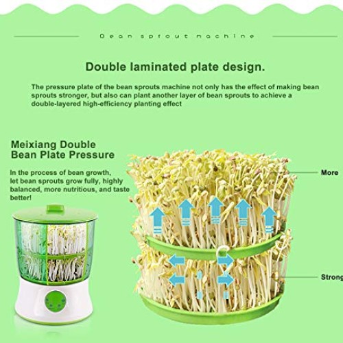 Bean Sprouts Machine 2 Layers Intelligent Automatic Bean Sprouts M...