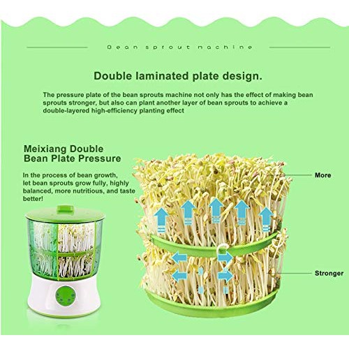 Bean Sprouts Machine 2 Layers Intelligent Automatic Bean Sprouts M...