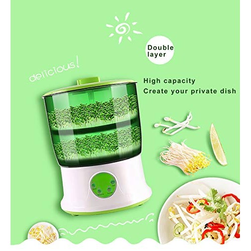 Bean Sprouts Machine 2 Layers Intelligent Automatic Bean Sprouts M...