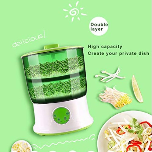 Bean Sprouts Machine 2 Layers Intelligent Automatic Bean Sprouts M...