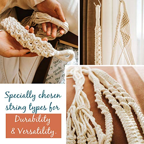 Handcrafted Macrame Plant Hanger - 6-Pack Hanging Planters Indoor ...