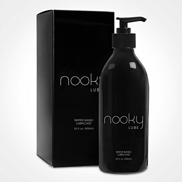 Lubricant - Personal Water Based Lube for Men, Women - Nooky Lubes...