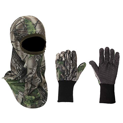 North Mountain Gear Hunting Camouflage Gloves and Face Mask Set - ...
