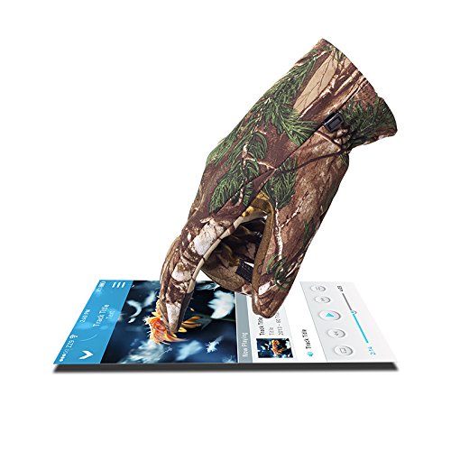 North Mountain Gear Mens Camouflage Hunting Gloves Light to Mid-We...