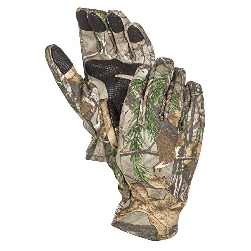 North Mountain Gear Mens Camouflage Hunting Gloves Light to Mid-We...