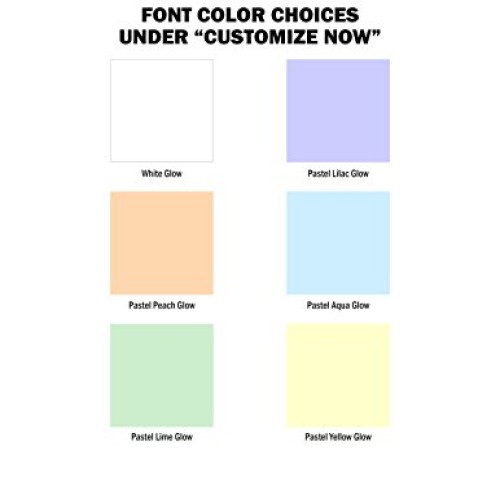 Custom Glow-in-The-Dark Uniform Name Tapes, Over 50 Fabrics Made i...