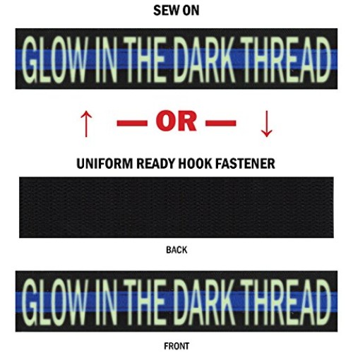 Custom Glow-in-The-Dark Uniform Name Tapes, Over 50 Fabrics Made i...
