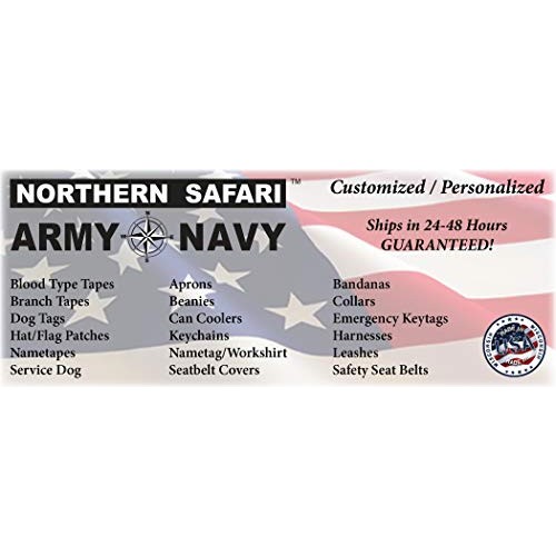 Custom Morale Name Tapes with Border, Personalized Text Patch