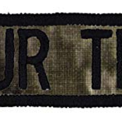 Custom Morale Name Tapes with Border, Personalized Text Patch