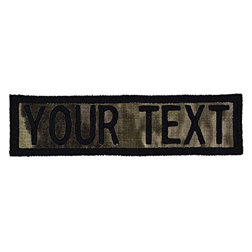 Custom Morale Name Tapes with Border, Personalized Text Patch