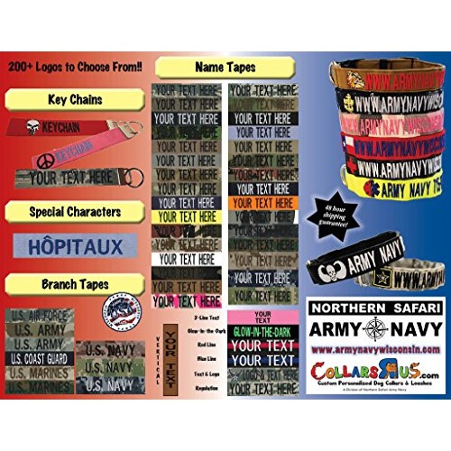 Name Tag Personalized and Embroidered 4 Wide x 1.5 Tall Black Bord...
