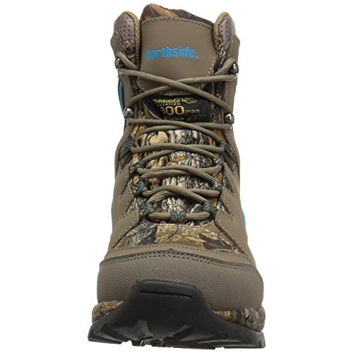 Northside womens Woodbury 800 Hunting Shoes, Stone/Aqua, 8.5 US